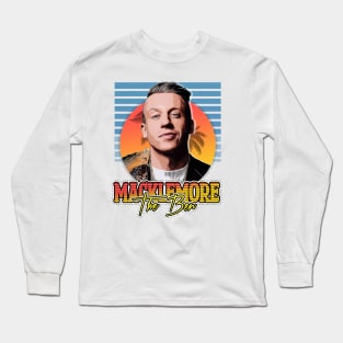 Retro Macklemore // The Ben style Flyer Vintage Long Sleeve T-Shirt